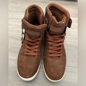 Levi's Men's Liam Brown High-Top Sneakers size 10